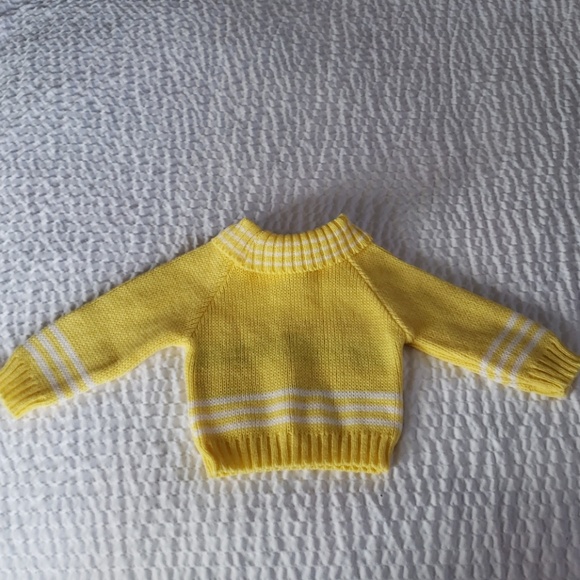 Vintage Christmas Baby Sweater Nutcracker Soldier - Picture 4 of 11